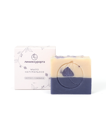Мыло "Молоко и ежевика"