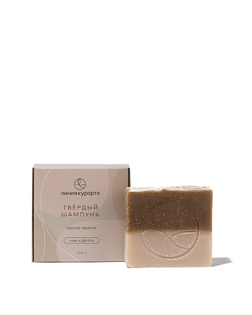 Твердый шампунь "Ним и деготь"