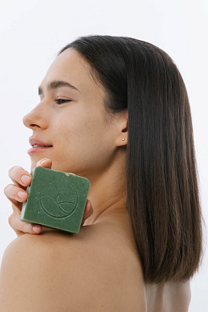 Твердый шампунь "Хмель и крапива"